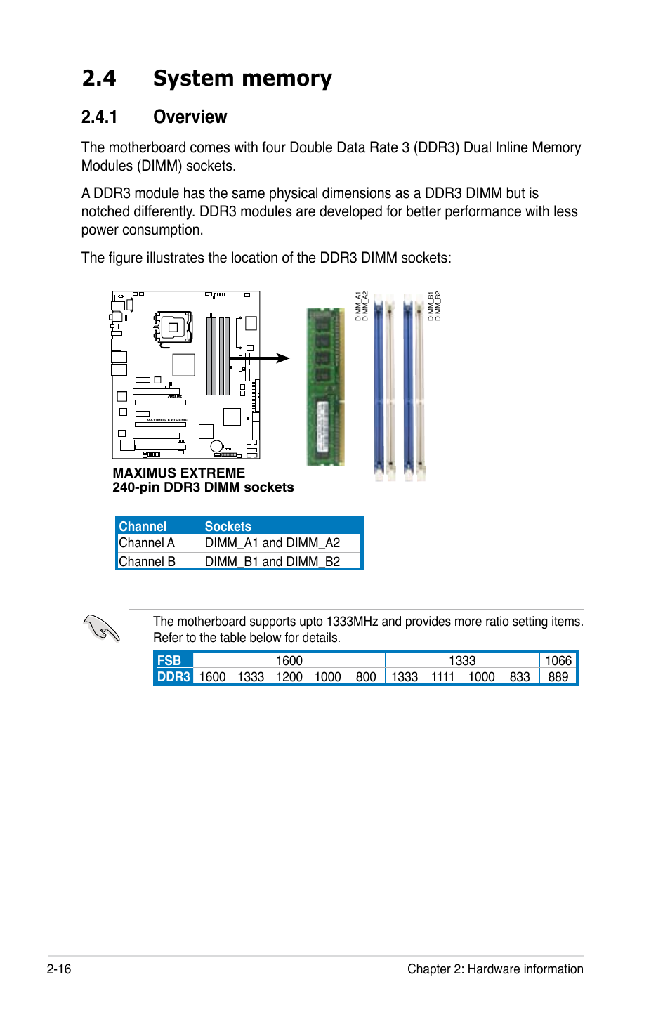 1 overview | Asus Maximus Extreme User Manual | Page 44 / 196