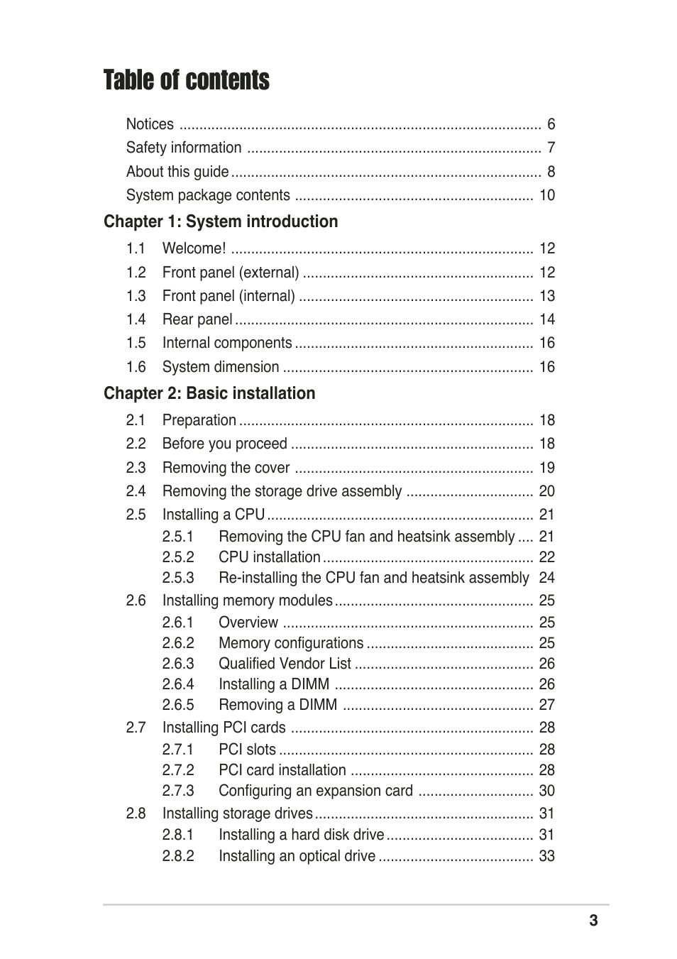 Asus Pundit-R User Manual | Page 3 / 94