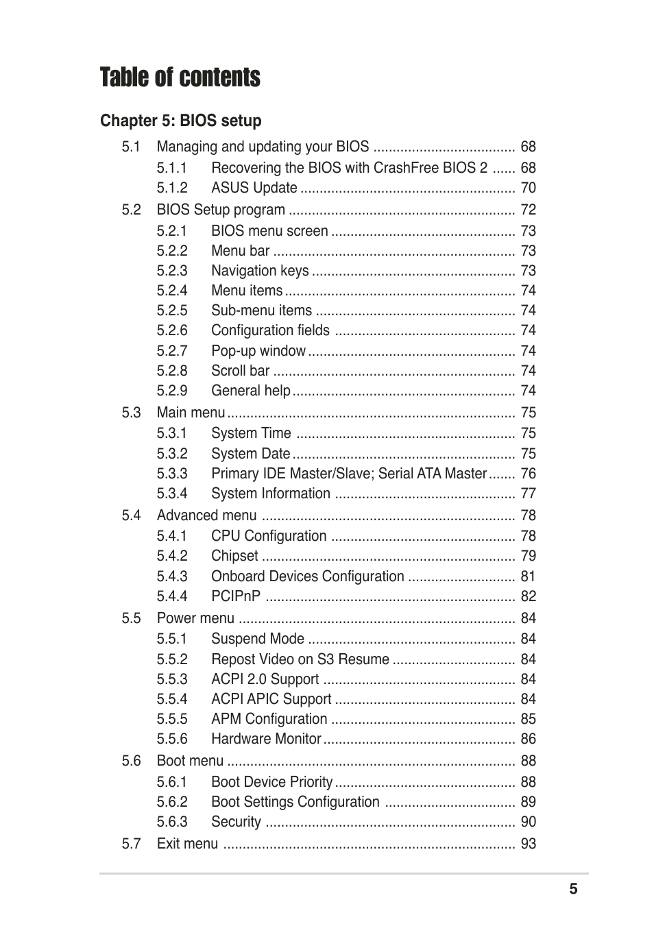 Asus Pundit-R User Manual | Page 5 / 94