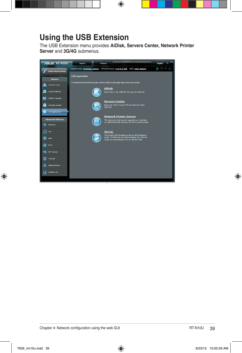 Using the usb extension | Asus RT-N10U (VER.B1) User Manual | Page 39 / 72