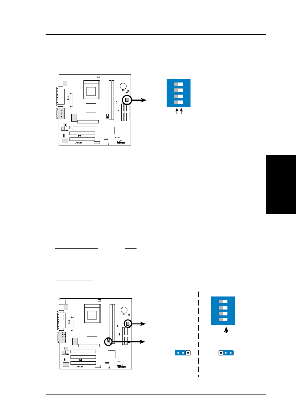 Hardware setup, H/w setup motherboard settings | Asus A7V133-VM User Manual | Page 17 / 96