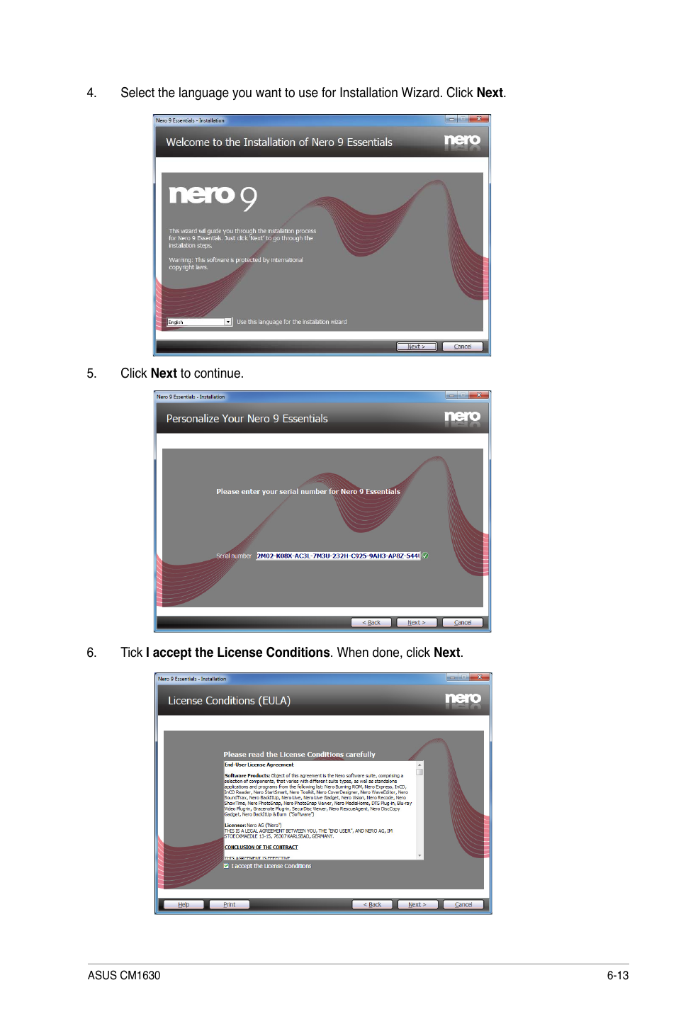 Asus CM1630 User Manual | Page 63 / 71