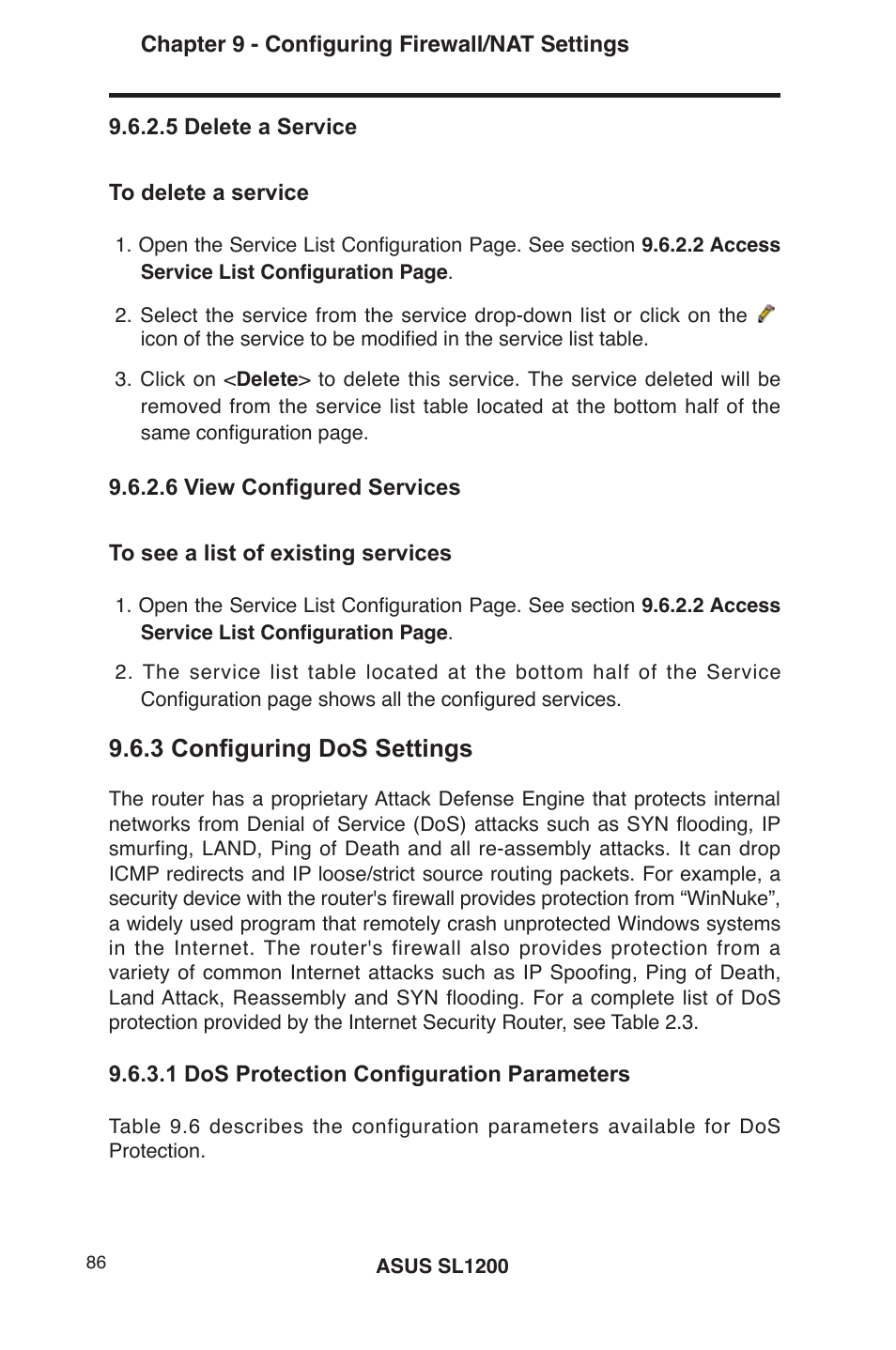 3 configuring dos settings | Asus SL1200 User Manual | Page 103 / 175