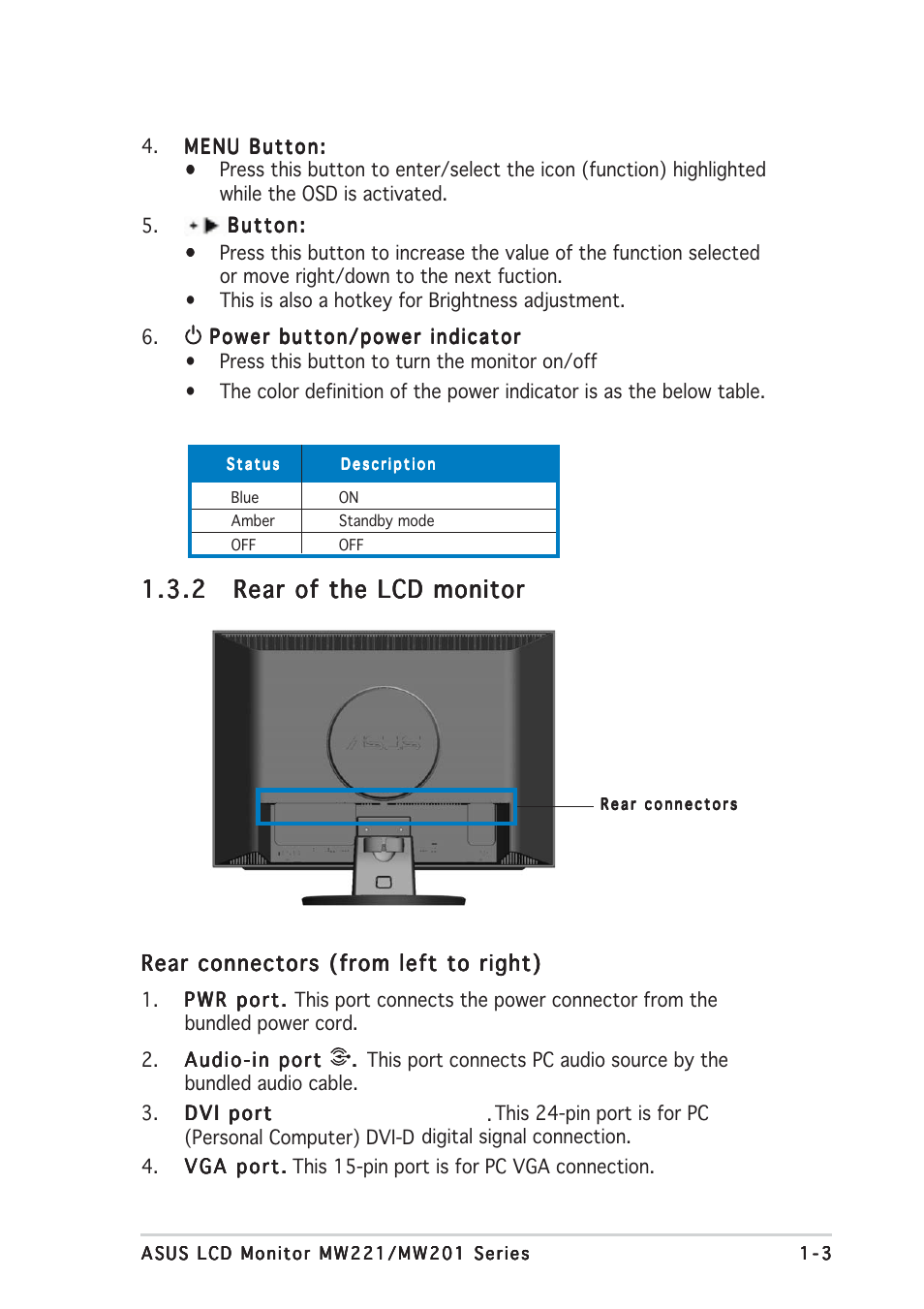 Asus MW221U User Manual | Page 11 / 22