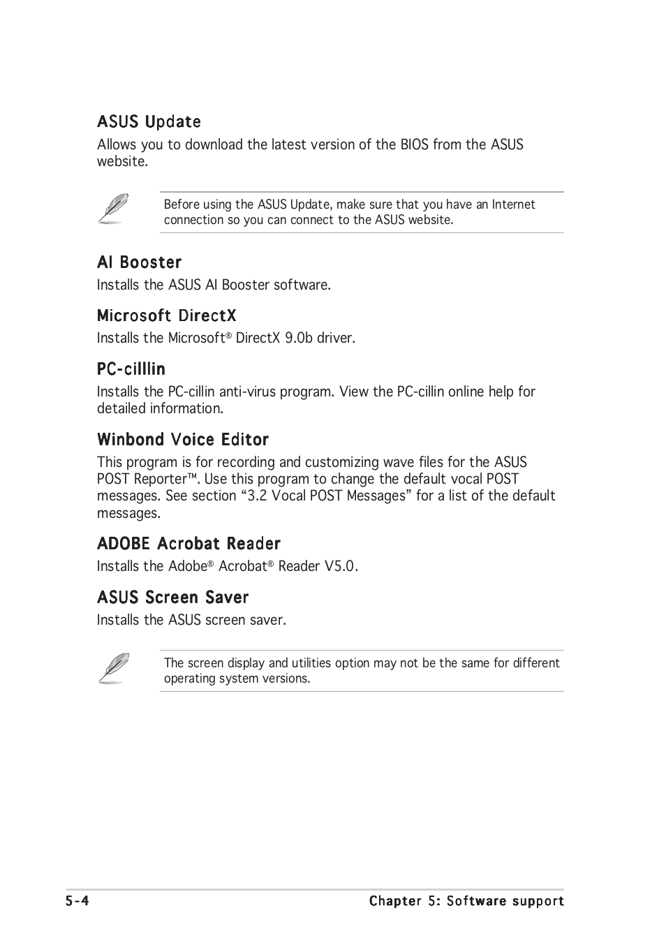 Asus P5GD2 Deluxe User Manual | Page 116 / 150