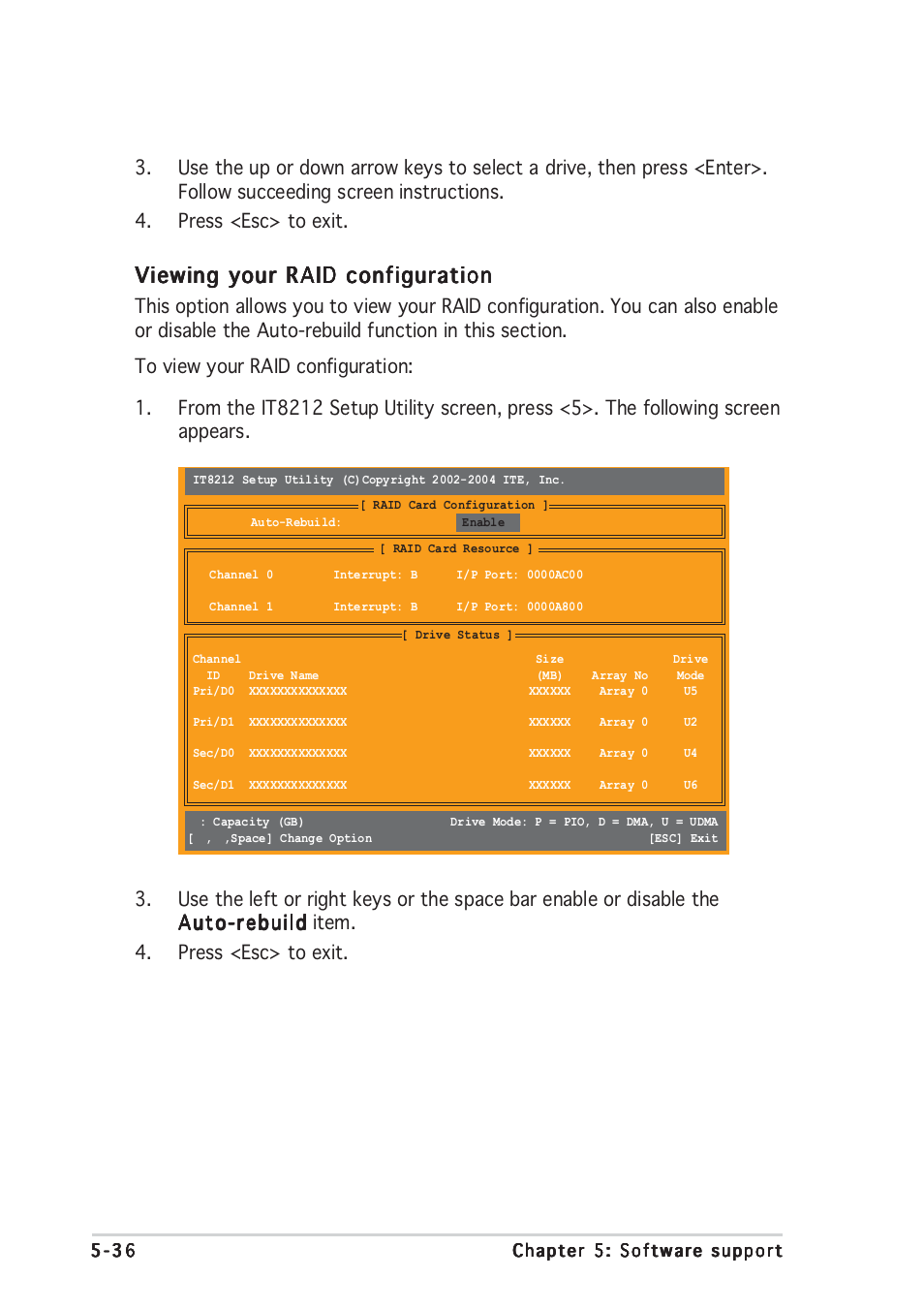 Viewing your raid configuration | Asus P5GD2 Deluxe User Manual | Page 148 / 150