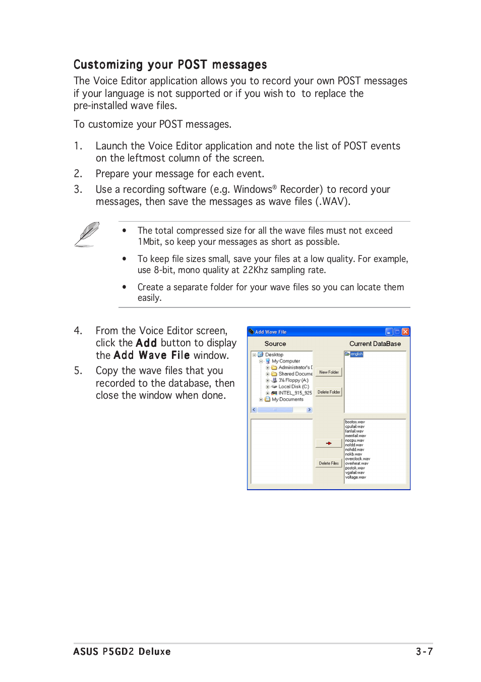 Asus P5GD2 Deluxe User Manual | Page 67 / 150