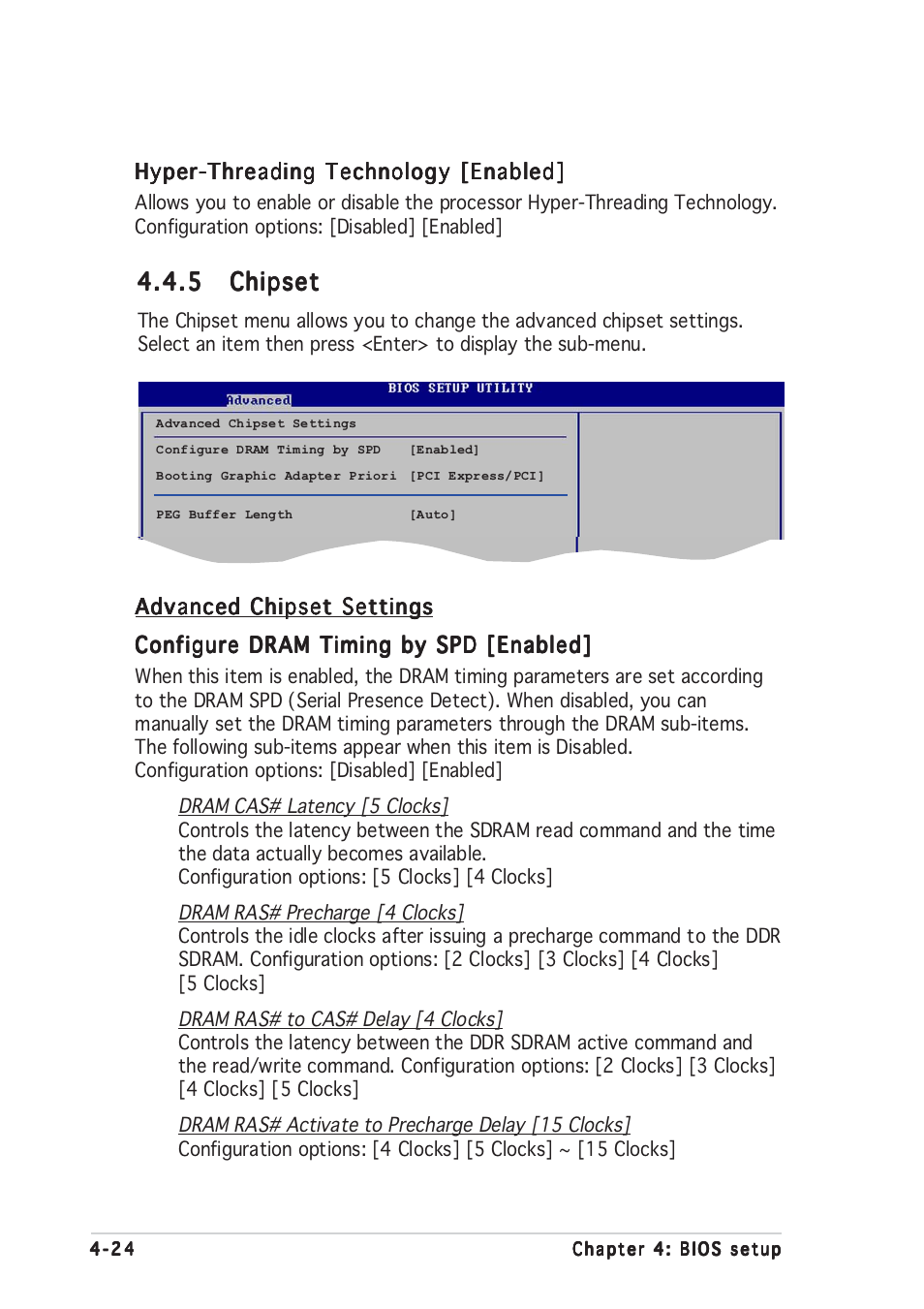 5 chipset chipset chipset chipset chipset | Asus P5GD2 Deluxe User Manual | Page 94 / 150