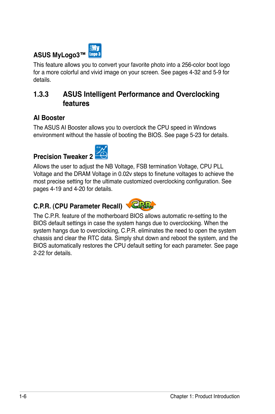 Asus P5K/EPU User Manual | Page 22 / 148