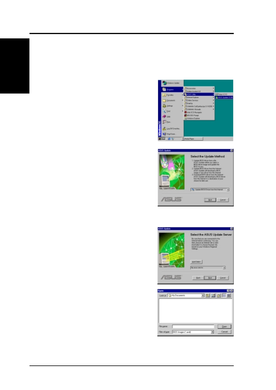 Software reference, 3 asus liveupdate | Asus CUWE-RM User Manual | Page 110 / 134