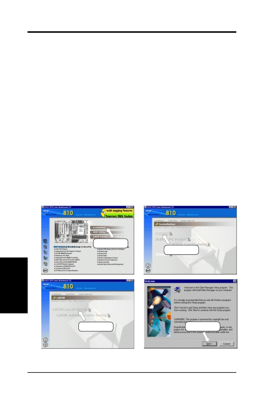 Software setup, 8 ldcm local setup, System requirements | Asus CUWE-RM User Manual | Page 88 / 134