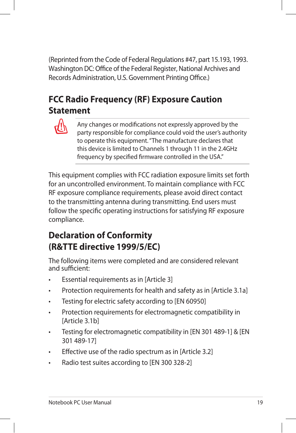 Asus U53Jc User Manual | Page 19 / 28