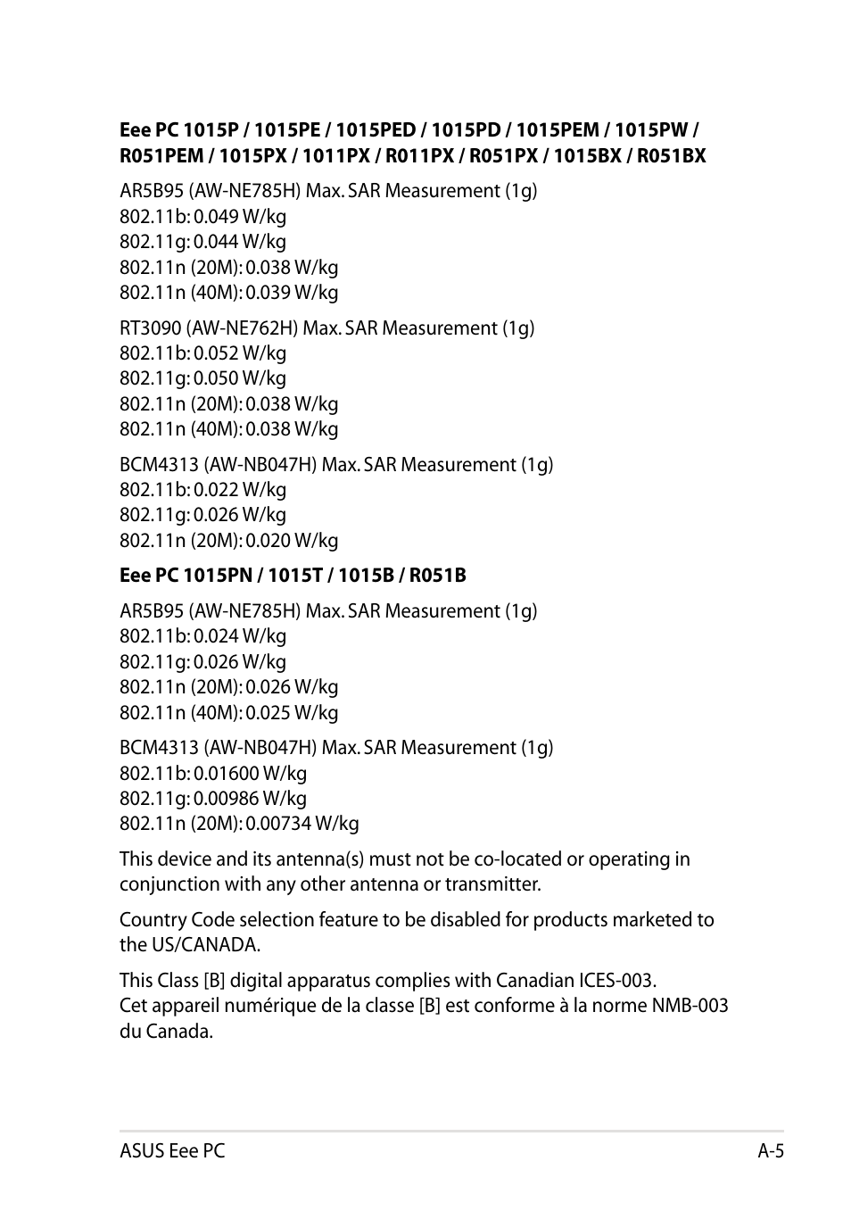 Asus Eee PC 1011BX User Manual | Page 57 / 66