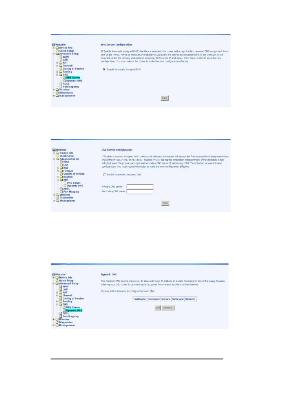 Dynamic dns | Asus AM604g User Manual | Page 38 / 59