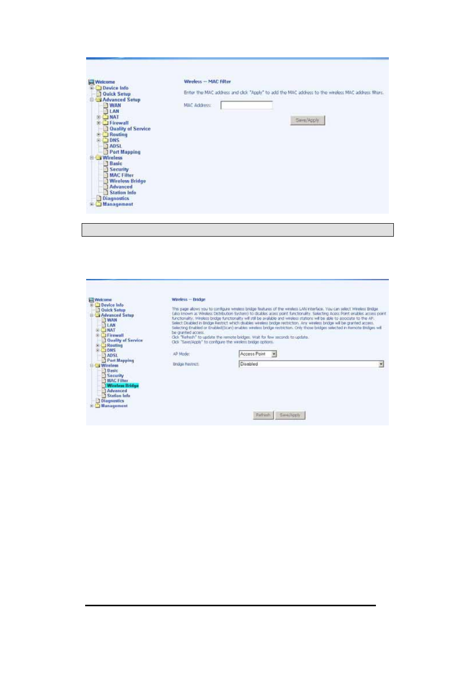 Wireless bridge | Asus AM604g User Manual | Page 46 / 59