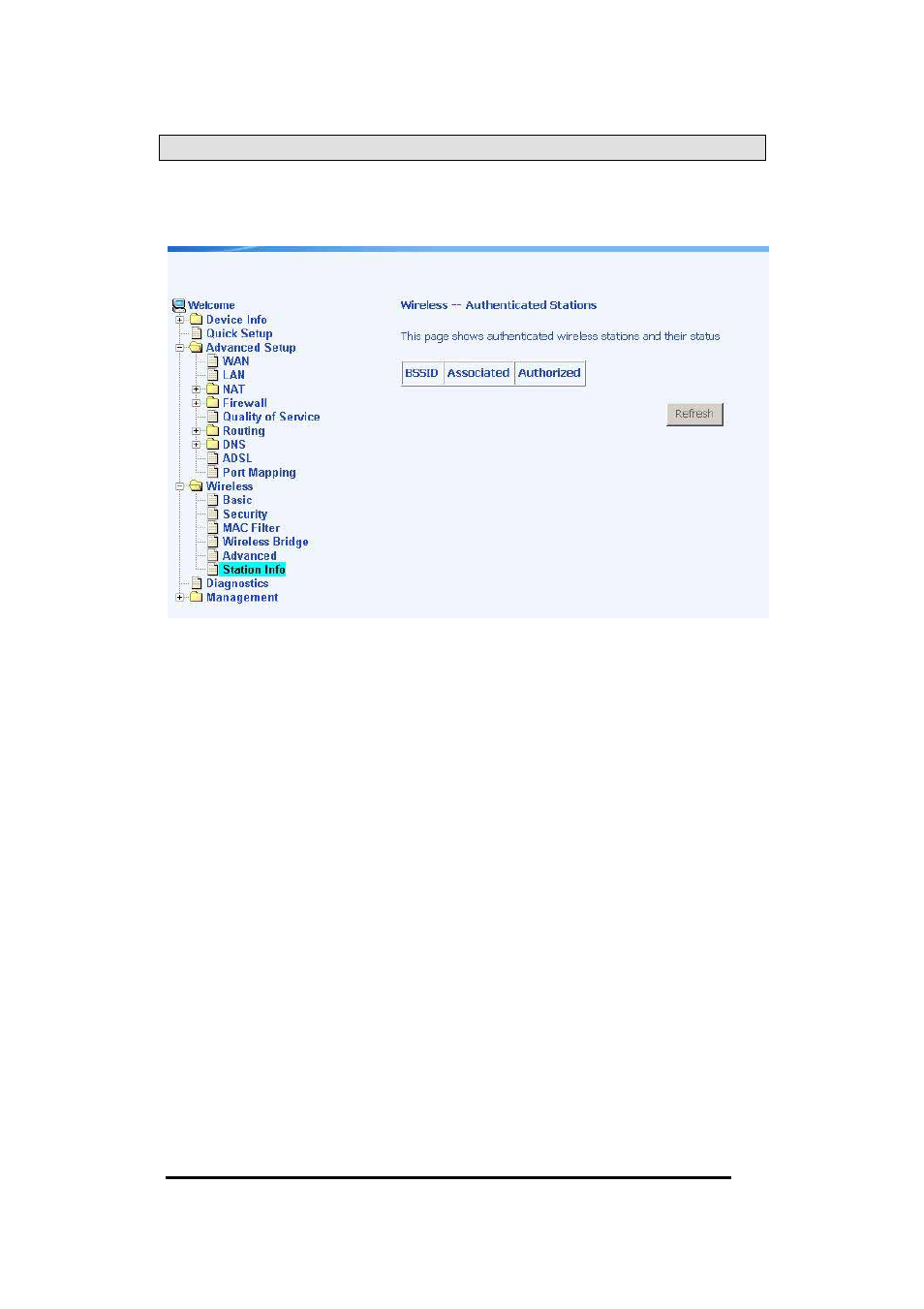 Station info | Asus AM604g User Manual | Page 49 / 59