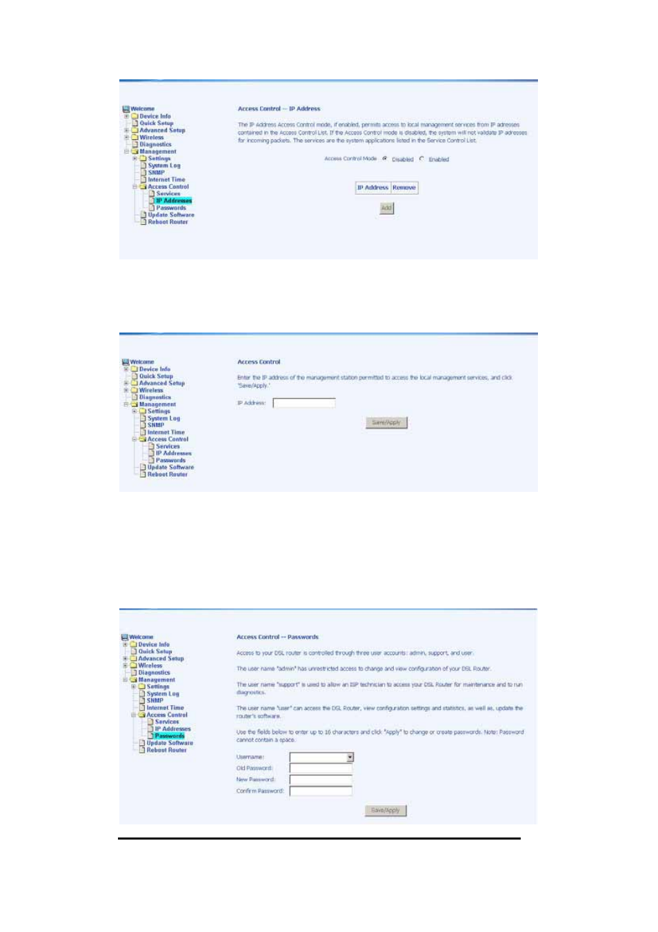 Passwords | Asus AM604g User Manual | Page 58 / 59