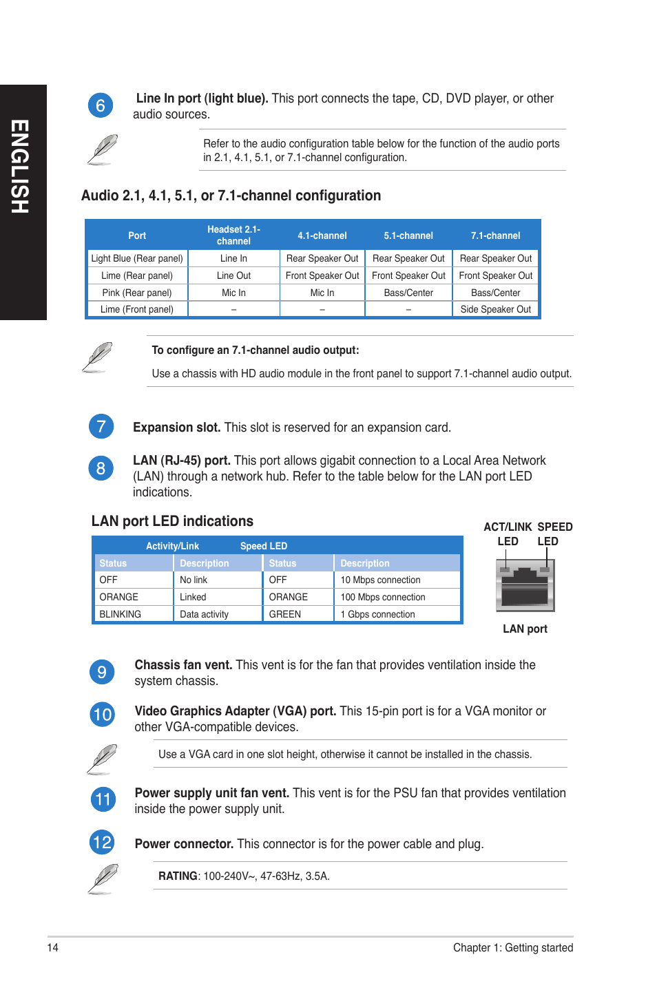 En g lis h en g li sh en g lis h en g li sh | Asus P30AD User Manual | Page 14 / 60