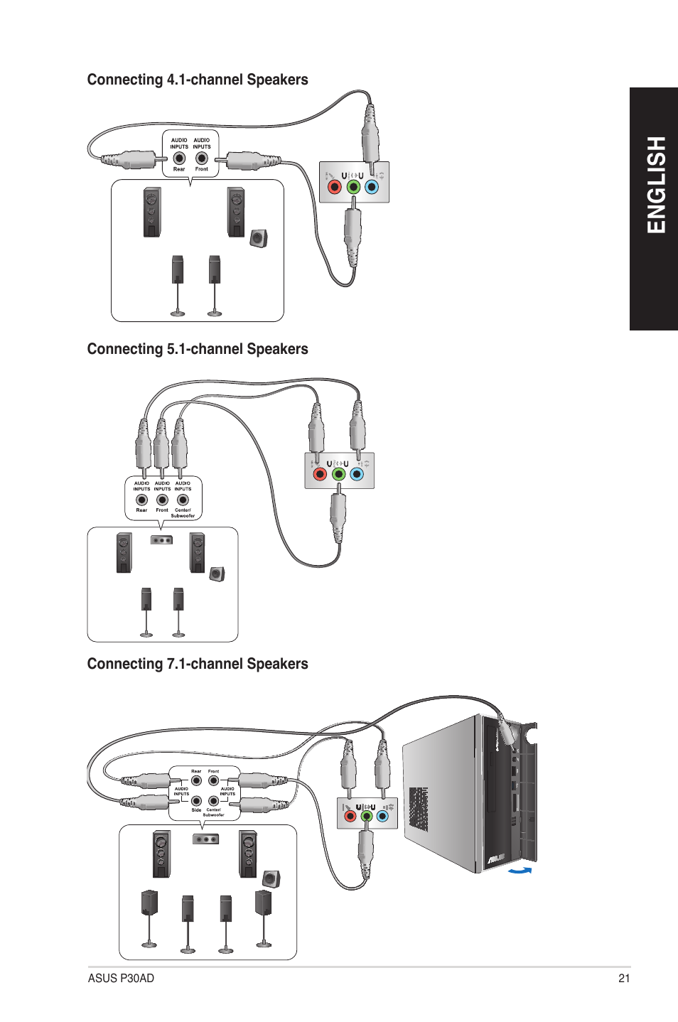 Asus P30AD User Manual | Page 21 / 60