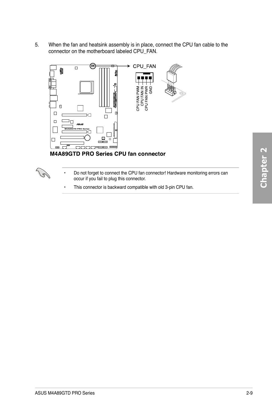 Chapter 2 | Asus M4A89GTD PRO/USB3 User Manual | Page 27 / 132