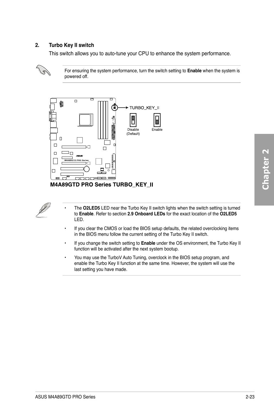 Chapter 2 | Asus M4A89GTD PRO/USB3 User Manual | Page 41 / 132