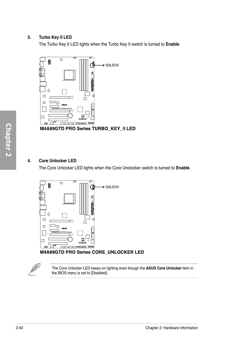 Chapter 2 | Asus M4A89GTD PRO/USB3 User Manual | Page 58 / 132