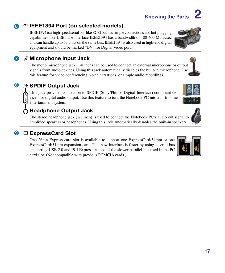 Asus X83Vm User Manual | Page 17 / 94