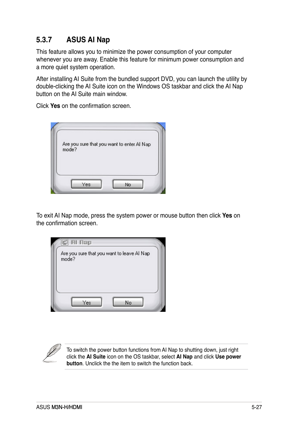 7 asus ai nap, Asus ai nap -27 | Asus M3N-H HDMI User Manual | Page 133 / 152