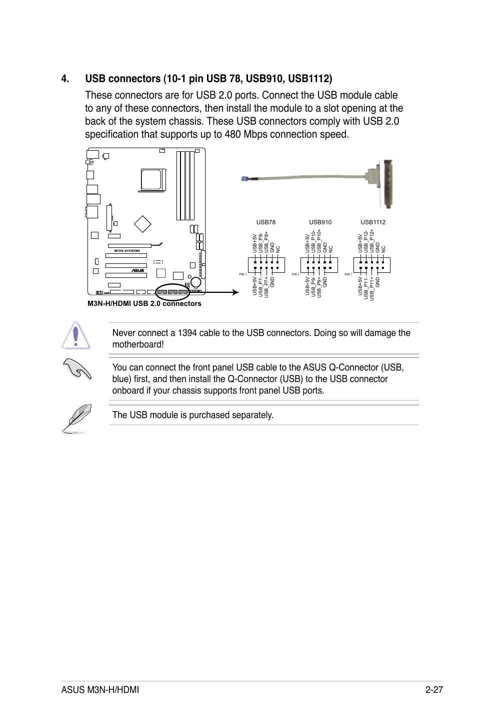 Asus m3n-h/hdmi 2-27 | Asus M3N-H HDMI User Manual | Page 51 / 152