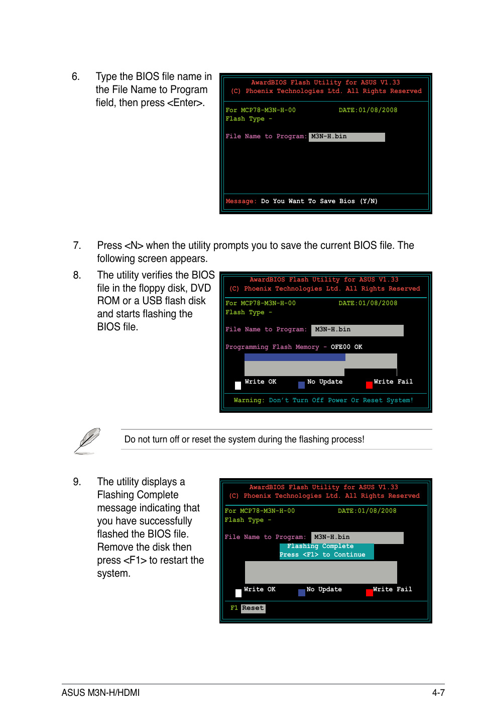 Asus M3N-H HDMI User Manual | Page 73 / 152