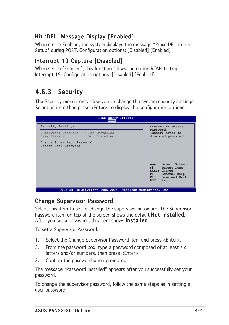 3 security security security security security | Asus P5N32-SLI Deluxe User Manual | Page 115 / 178