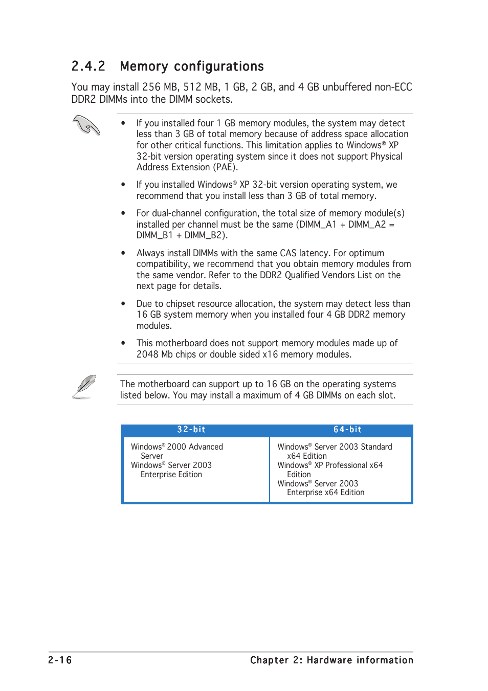 Asus P5N32-SLI Deluxe User Manual | Page 42 / 178