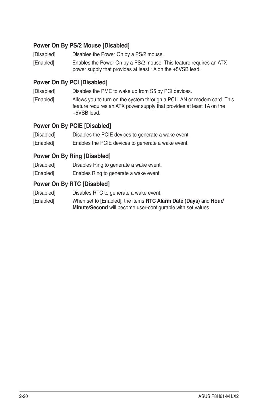 Asus P8H61-M LX2 User Manual | Page 52 / 61