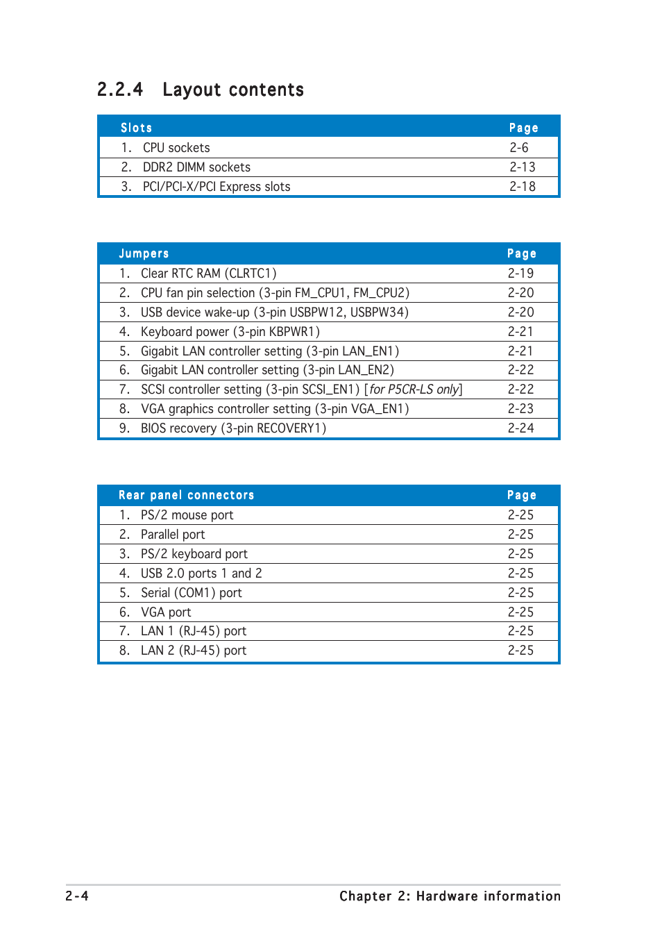 Asus P5CR-L(S) User Manual | Page 24 / 128