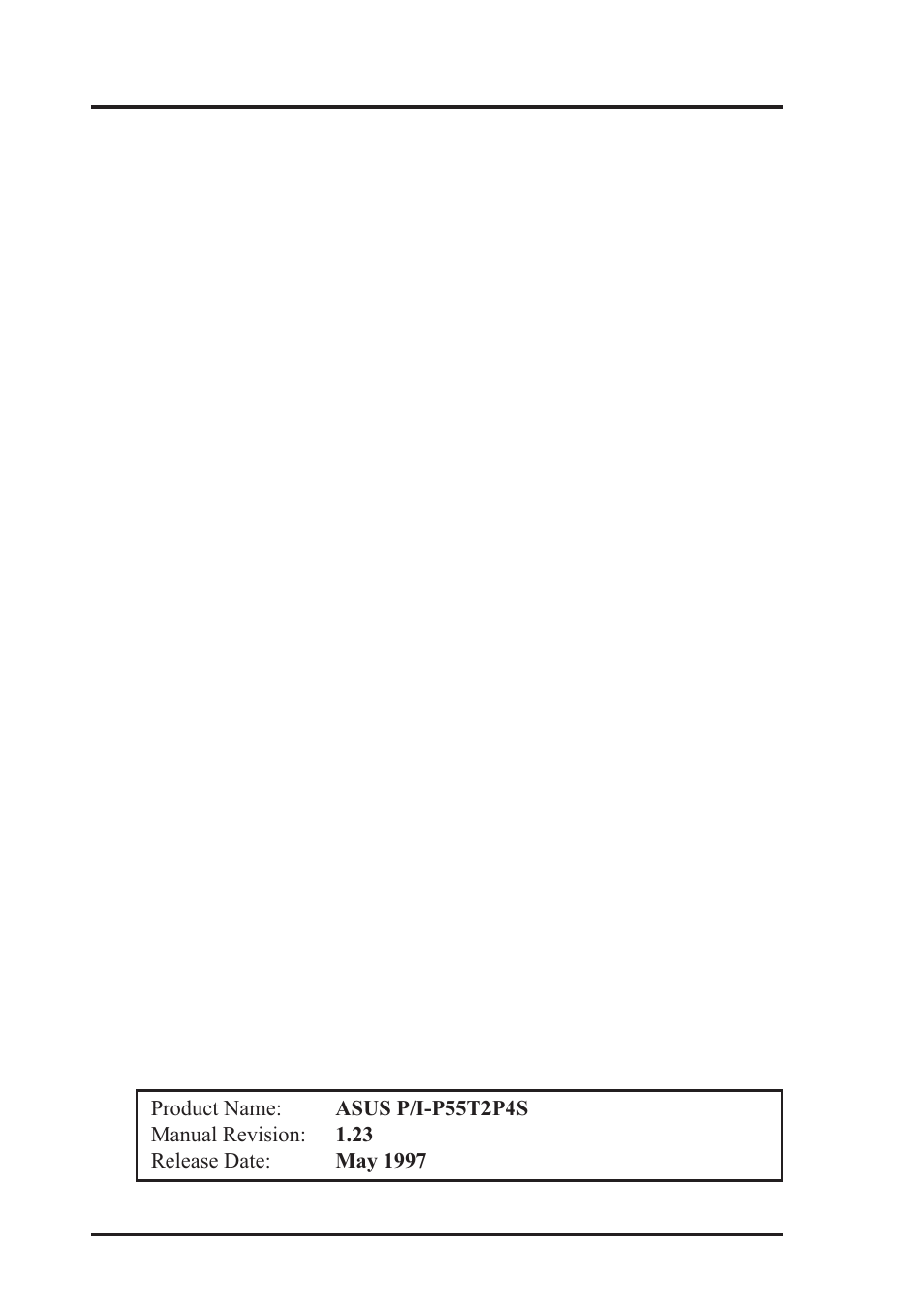 User’s notice | Asus P/I-P55T2P4S User Manual | Page 2 / 70