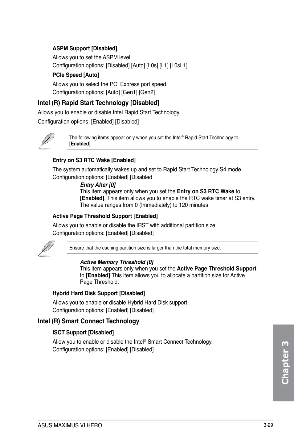 Chapter 3 | Asus MAXIMUS VI HERO User Manual | Page 107 / 176