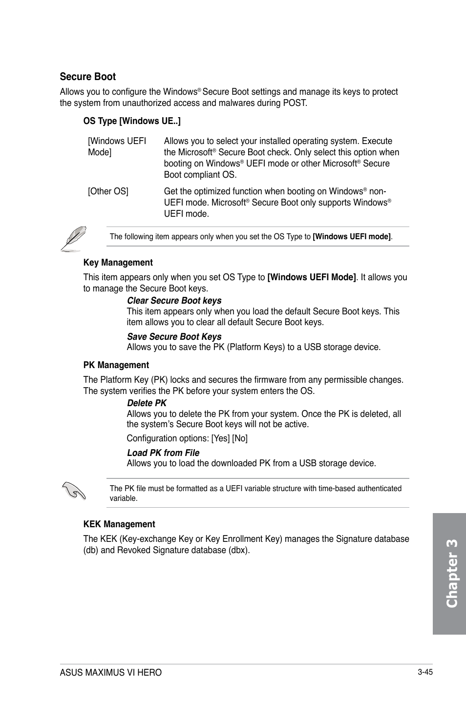 Chapter 3 | Asus MAXIMUS VI HERO User Manual | Page 123 / 176