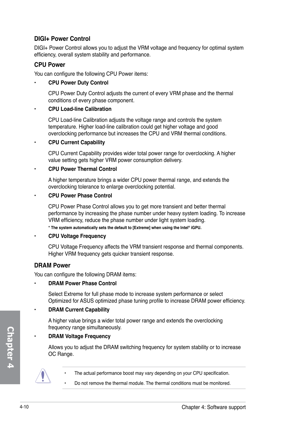 Chapter 4 | Asus MAXIMUS VI HERO User Manual | Page 146 / 176