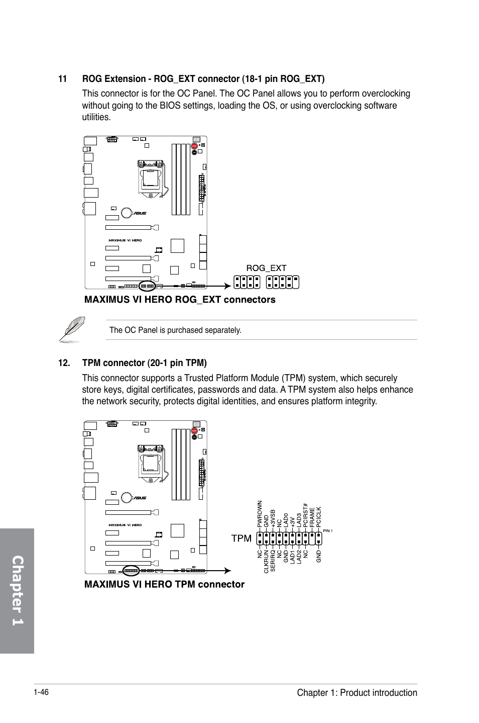 Chapter 1 | Asus MAXIMUS VI HERO User Manual | Page 60 / 176