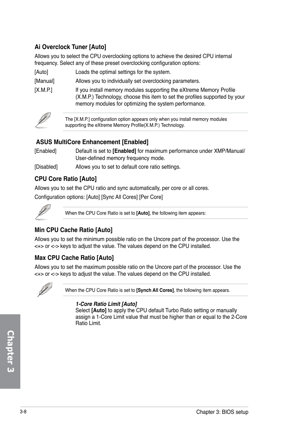 Chapter 3 | Asus MAXIMUS VI HERO User Manual | Page 86 / 176