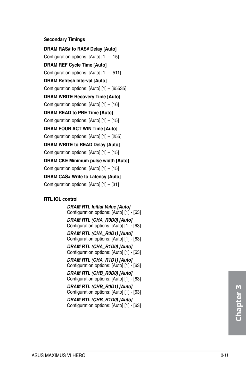 Chapter 3 | Asus MAXIMUS VI HERO User Manual | Page 89 / 176