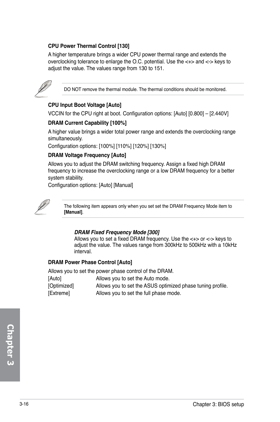 Chapter 3 | Asus MAXIMUS VI HERO User Manual | Page 94 / 176