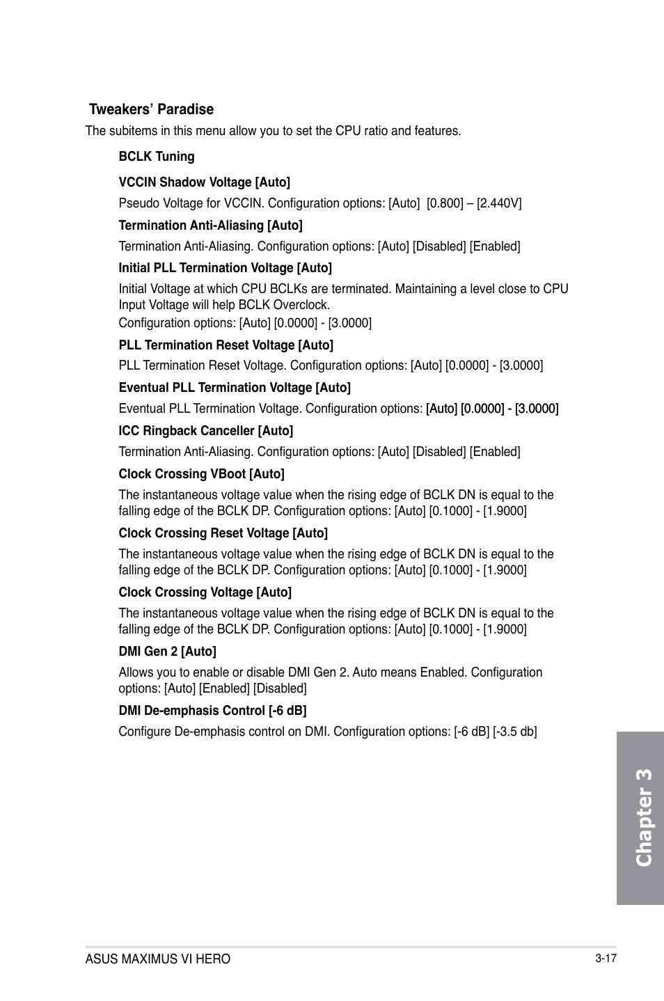 Chapter 3 | Asus MAXIMUS VI HERO User Manual | Page 95 / 176