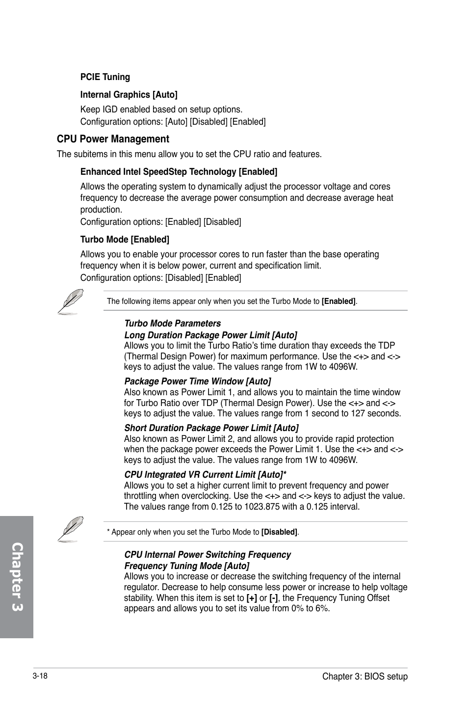 Chapter 3 | Asus MAXIMUS VI HERO User Manual | Page 96 / 176