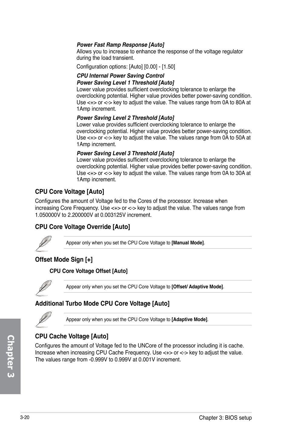 Chapter 3 | Asus MAXIMUS VI HERO User Manual | Page 98 / 176