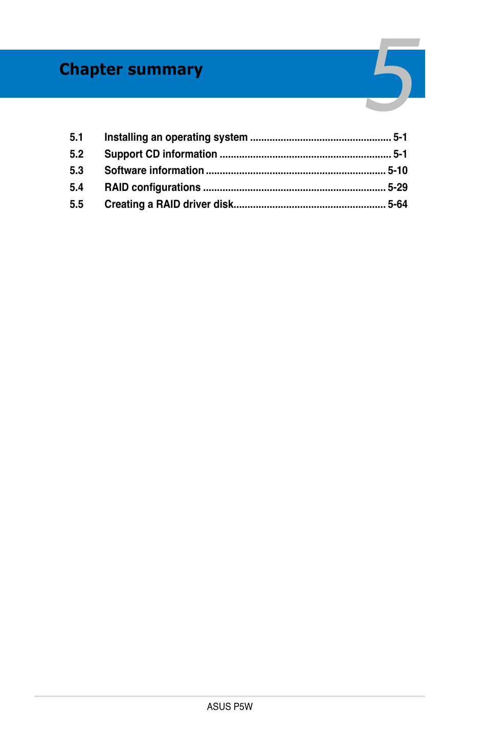 Asus P5W User Manual | Page 124 / 210