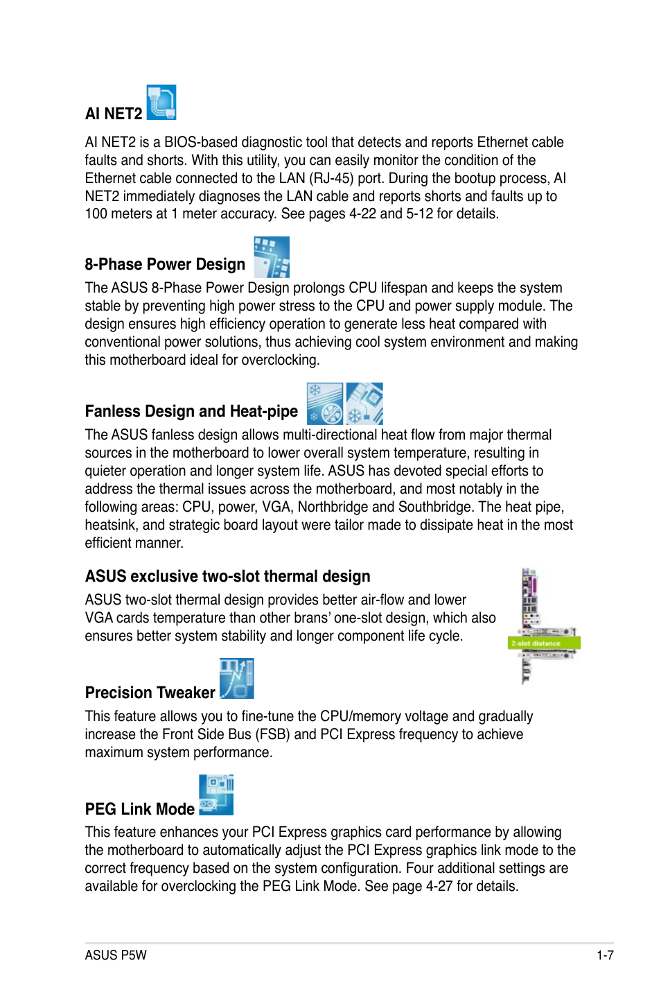 Asus P5W User Manual | Page 23 / 210