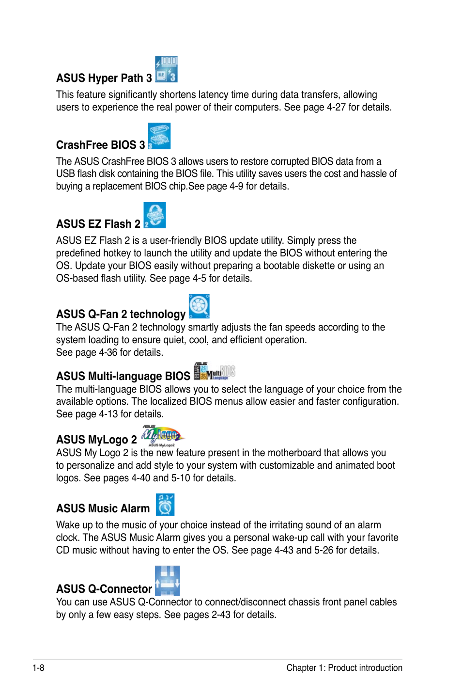 Asus P5W User Manual | Page 24 / 210