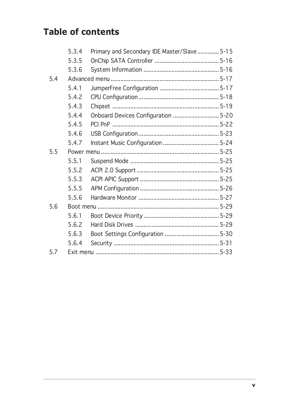 Asus Vintage PE1 User Manual | Page 5 / 84