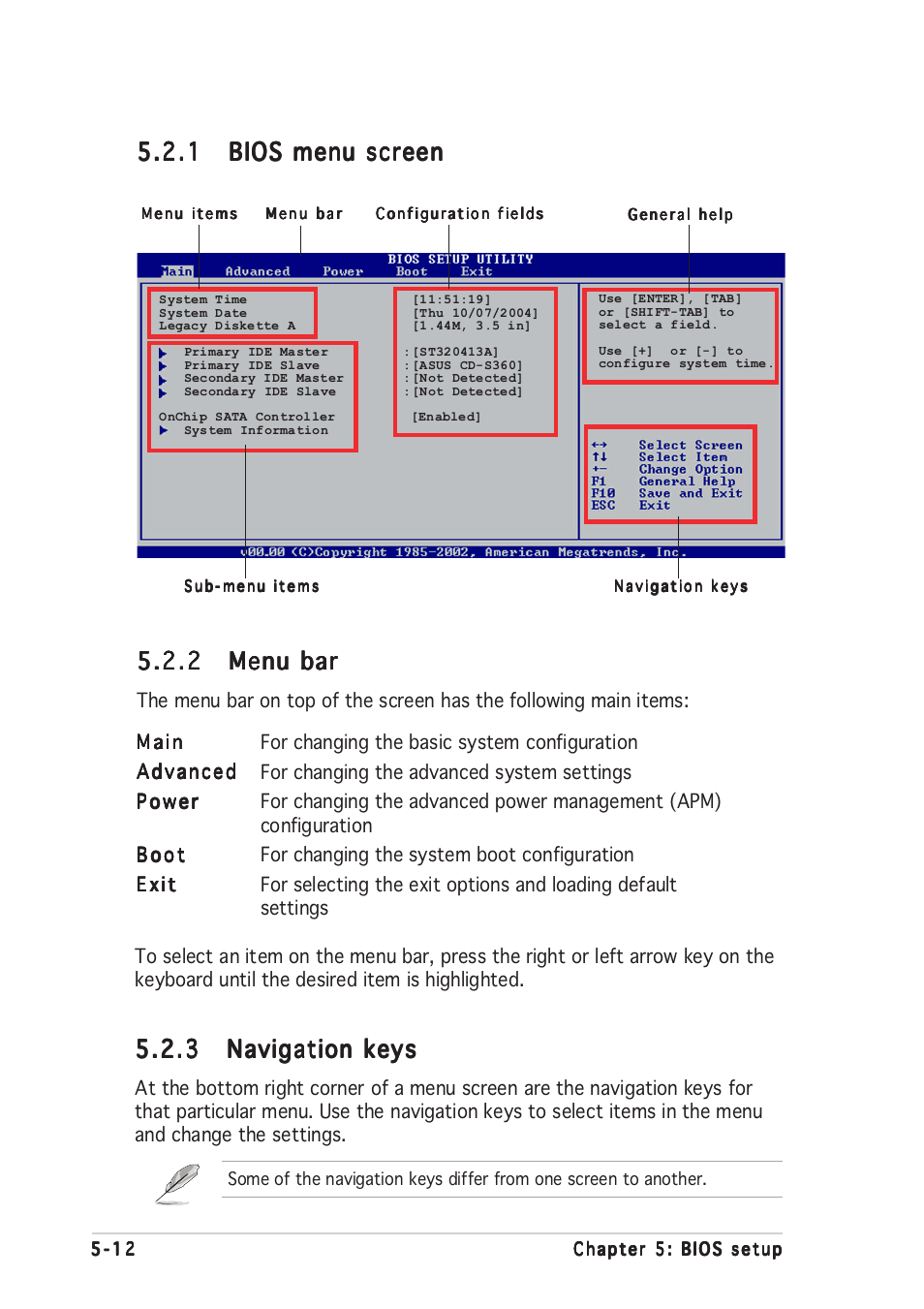 2 menu bar menu bar menu bar menu bar menu bar | Asus Vintage PE1 User Manual | Page 60 / 84